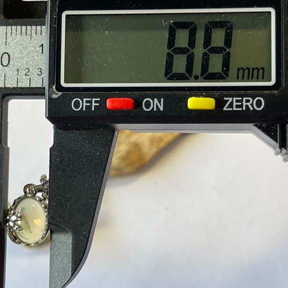 Natural Opal Pendant S925 Sterling Silver Crystal Gemstone - Picture 7 of 9